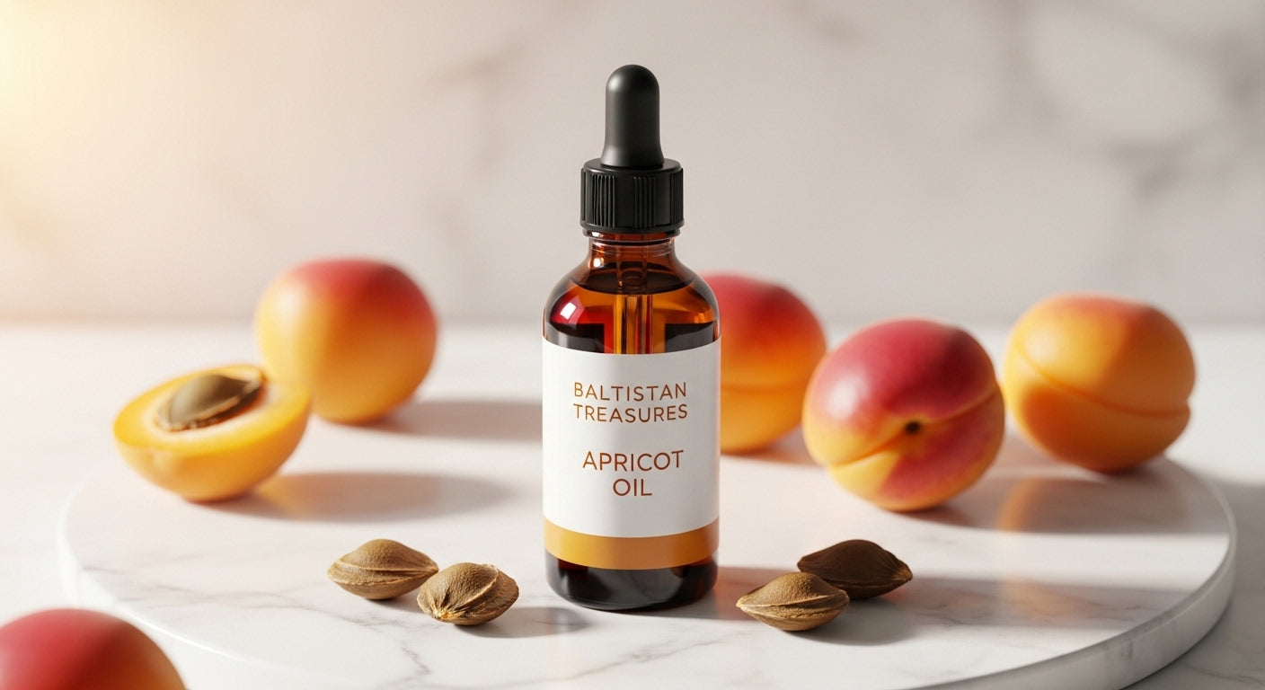 Pure Apricot Oil from Skardu | 100% Natural & Cold Pressed Apricot Kernel Oil