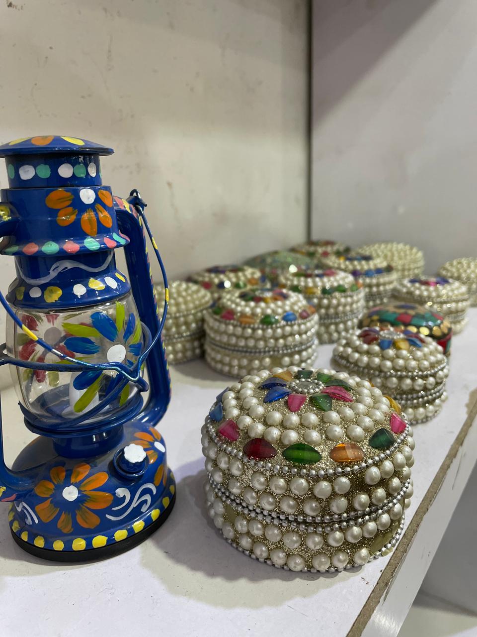 Decorative Handmade Wooden& metal Gift Box with traditional carving from Skardu
